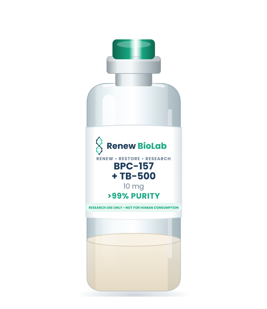 BPC-157 plus TB-500 vial, For Research Use Only