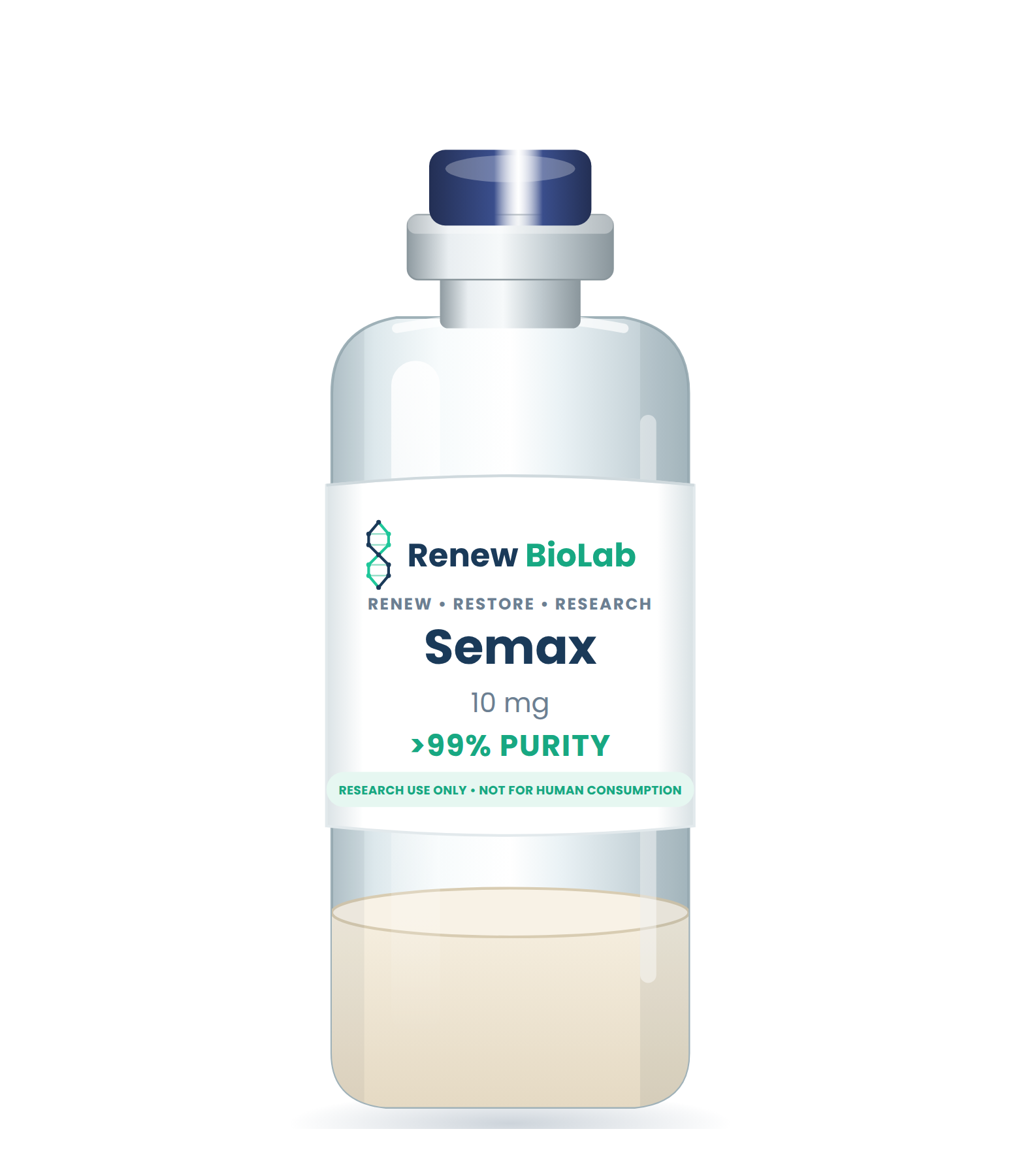 Semax 10 mg vial, For Research Use Only