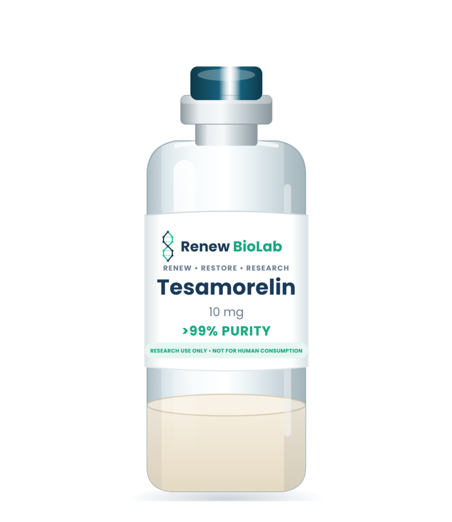 Tesamorelin 10 mg vial, For Research Use Only